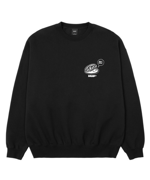 HUF（ハフ）の「WHAT A JUNGLE CREW（スウェット・メンズ・アッシュ/ライラック/ブラック・XXL/XL/L/M/S）」の6枚目の写真