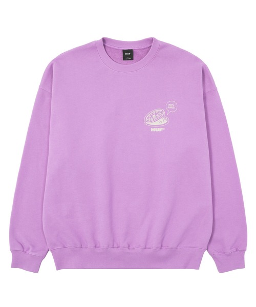 HUF（ハフ）の「WHAT A JUNGLE CREW（スウェット・メンズ・アッシュ/ライラック/ブラック・XXL/XL/L/M/S）」の9枚目の写真