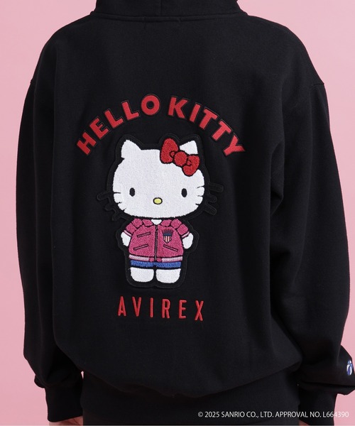 AVIREX（アヴィレックス）の「【AVIREX×HELLO KITTY】HOODIE（パーカー・レディース・オートミール/ブラック・S/M）」の14枚目の写真