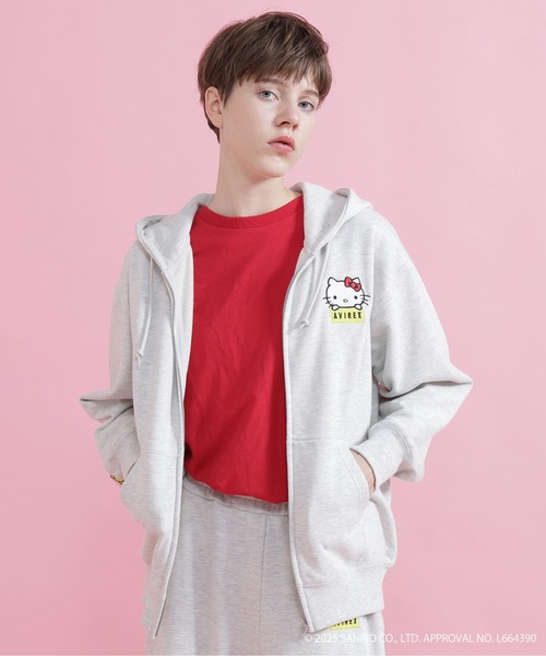 AVIREX（アヴィレックス）の「【AVIREX×HELLO KITTY】HOODIE（パーカー・レディース・オートミール/ブラック・S/M）」の20枚目の写真
