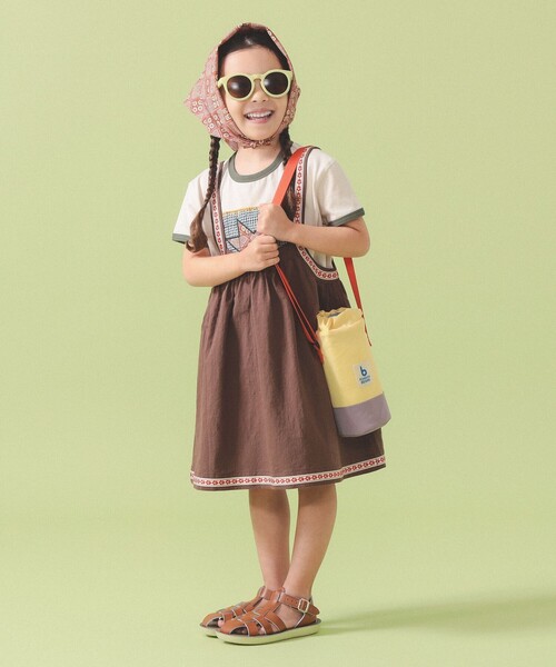 こども ビームス（コドモビームス）の「ボトルホルダー（ショルダーバッグ・キッズ・クリーム/ベージュ・ONE SIZE）」の3枚目の写真