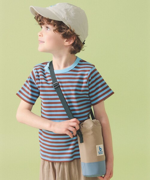 こども ビームス（コドモビームス）の「ボトルホルダー（ショルダーバッグ・キッズ・クリーム/ベージュ・ONE SIZE）」の4枚目の写真