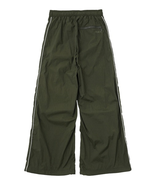 X-girl（エックスガール）の「FACE LABEL TRACK PANTS（その他パンツ・レディース・ライトグレー/ブラック/オリーブ・S/M）」の4枚目の写真