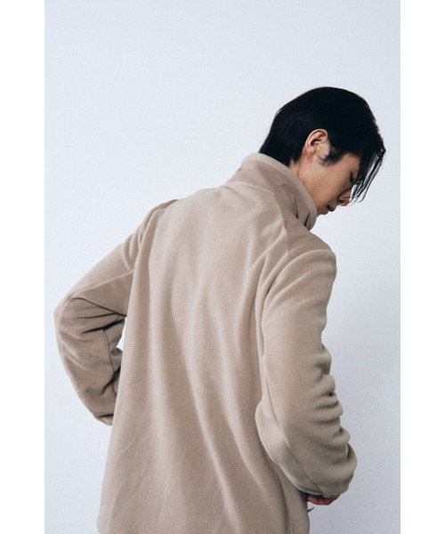 HUMTTO(ハムト)の「メンズ フリースジップアップジャケット ボナン(その他アウター・メンズ・ブラック/ベージュ・M-L/L-XL/2XL)」の4枚目の写真