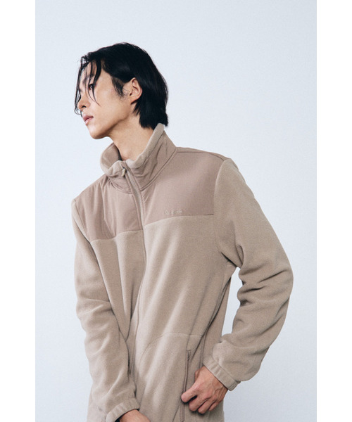 HUMTTO(ハムト)の「メンズ フリースジップアップジャケット ボナン(その他アウター・メンズ・ブラック/ベージュ・M-L/L-XL/2XL)」の5枚目の写真