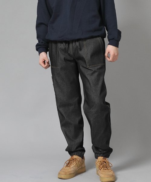 SAINTCREW(セントクルー)の「ストレートツーレイヤーカーゴジョガーパンツ ST2-309CJ デニムブラック(デニムパンツ・メンズ・その他・MEDIUM/LARGE/X-LARGE)」の10枚目の写真