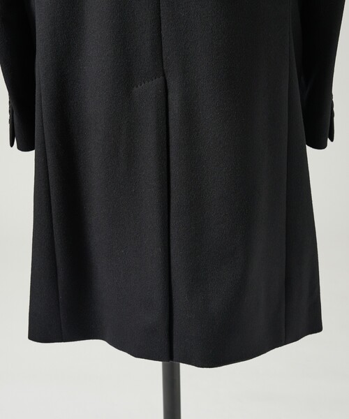 DESIGNWORKS（デザインワークス）の「【カシミヤ混】チェスターコート（ステンカラーコート・メンズ・ブラック/キャメル・46/48/50）」の11枚目の写真