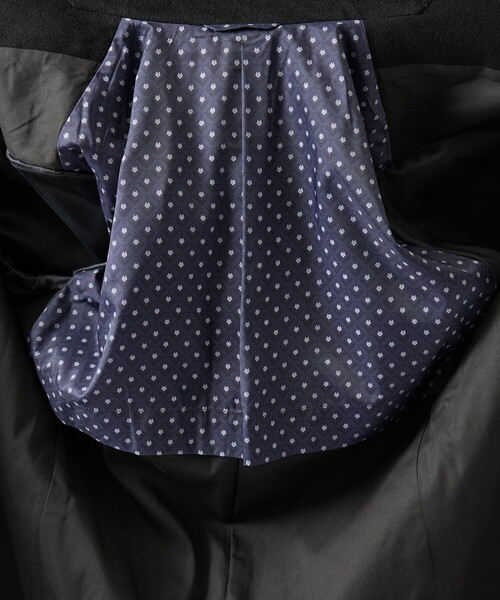 DESIGNWORKS（デザインワークス）の「【カシミヤ混】チェスターコート（ステンカラーコート・メンズ・ブラック/キャメル・46/48/50）」の5枚目の写真