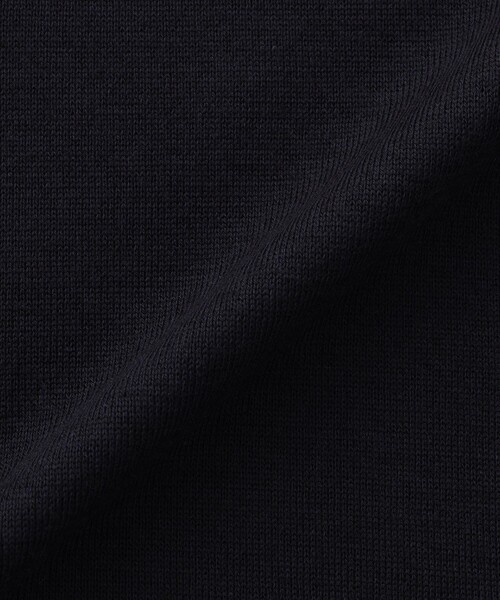 MACKINTOSH PHILOSOPHY(マッキントッシュ フィロソフィー)の「【JOHN SMEDLEY】バイカラーニットポロシャツ(ニット/セーター・レディース・ダークネイビー/ベージュ/ブラック/グレー系その他2・38)」の11枚目の写真