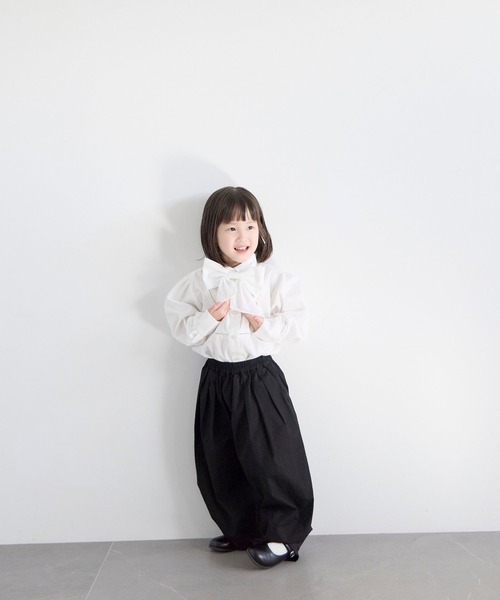 LOWRYS FARM（ローリーズファーム）の「タックバルーンパンツ　631570（その他パンツ・キッズ・ピンク/ブルー/ブラック/ベージュ・150cm/130cm/120cm/110cm/140cm）」の18枚目の写真