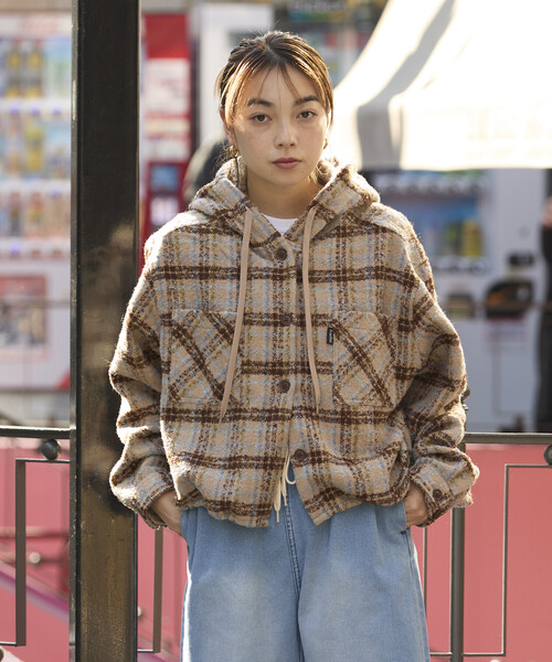 FREAK'S STORE（フリークスストア）の「別注 フード ヘビー ネルシャツ