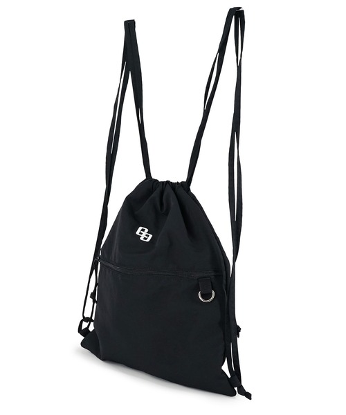 GYDA(ジェイダ)の「GYDA(ジェイダ)ナップサック 缶バッジ付き GY-B444 カジュアル(バックパック/リュック・レディース・ブラック・FREE)」の3枚目の写真