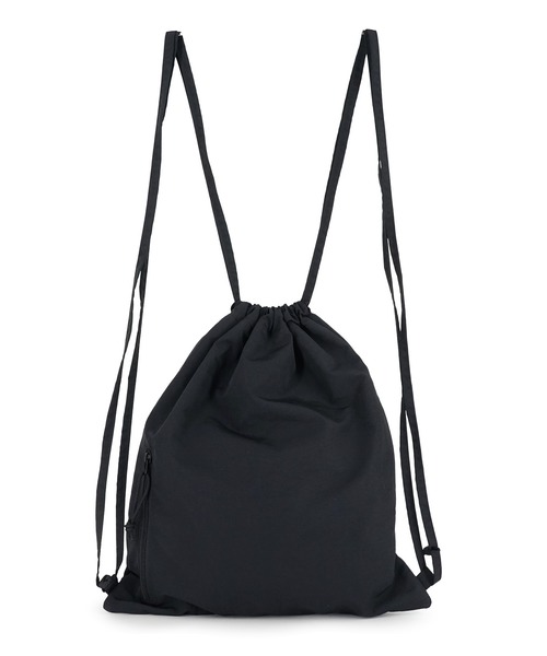 GYDA(ジェイダ)の「GYDA(ジェイダ)ナップサック 缶バッジ付き GY-B444 カジュアル(バックパック/リュック・レディース・ブラック・FREE)」の4枚目の写真