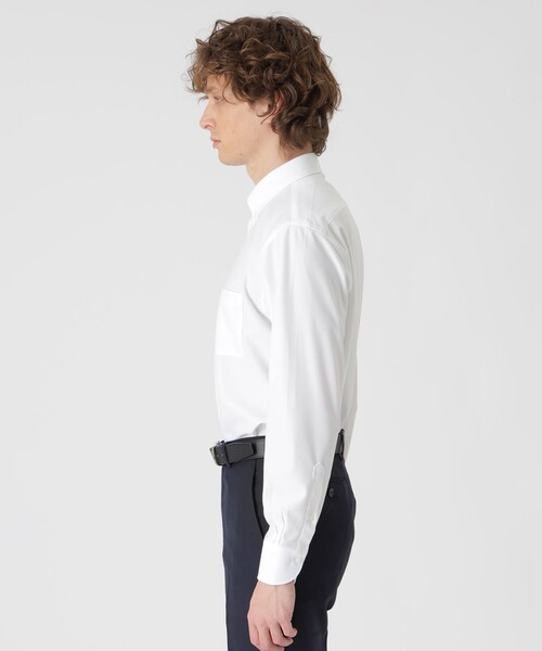 BLACK LABEL CRESTBRIDGE(ブラックレーベル・クレストブリッジ)の「トリコットジャージーボタンダウンシャツ(シャツ/ブラウス・メンズ・グレー系その他/ブルー系その他4/ピンク系その他2/ホワイト・M/S/L/XL)」の6枚目の写真