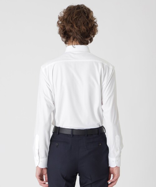 BLACK LABEL CRESTBRIDGE(ブラックレーベル・クレストブリッジ)の「トリコットジャージーボタンダウンシャツ(シャツ/ブラウス・メンズ・グレー系その他/ブルー系その他4/ピンク系その他2/ホワイト・M/S/L/XL)」の7枚目の写真