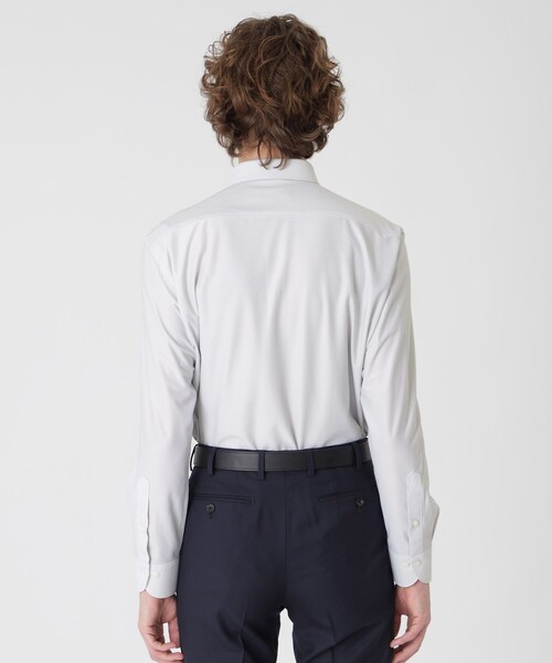 BLACK LABEL CRESTBRIDGE(ブラックレーベル・クレストブリッジ)の「トリコットジャージーボタンダウンシャツ(シャツ/ブラウス・メンズ・グレー系その他/ブルー系その他4/ピンク系その他2/ホワイト・M/S/L/XL)」の12枚目の写真