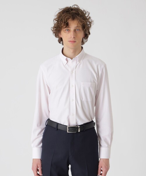 BLACK LABEL CRESTBRIDGE(ブラックレーベル・クレストブリッジ)の「トリコットジャージーボタンダウンシャツ(シャツ/ブラウス・メンズ・グレー系その他/ブルー系その他4/ピンク系その他2/ホワイト・M/S/L/XL)」の15枚目の写真