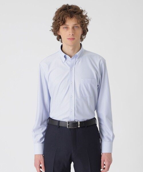 BLACK LABEL CRESTBRIDGE(ブラックレーベル・クレストブリッジ)の「トリコットジャージーボタンダウンシャツ(シャツ/ブラウス・メンズ・グレー系その他/ブルー系その他4/ピンク系その他2/ホワイト・M/S/L/XL)」の20枚目の写真