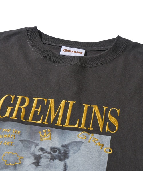 ADPOSION(アドポーション)の「【Gremlins / グレムリン】フォトプリント 刺繍MIX クルーネックTシャツ(Tシャツ/カットソー・レディース・ホワイト/ブルー/チャコールグレー・X-LARGE/LARGE/MEDIUM)」の10枚目の写真