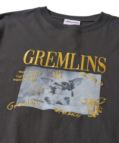 ADPOSION(アドポーション)の「【Gremlins / グレムリン】フォトプリント 刺繍MIX クルーネックTシャツ(Tシャツ/カットソー・レディース・ホワイト/ブルー/チャコールグレー・X-LARGE/LARGE/MEDIUM)」の11枚目の写真