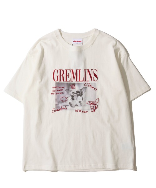 ADPOSION(アドポーション)の「【Gremlins / グレムリン】フォトプリント 刺繍MIX クルーネックTシャツ(Tシャツ/カットソー・レディース・ホワイト/ブルー/チャコールグレー・X-LARGE/LARGE/MEDIUM)」の4枚目の写真
