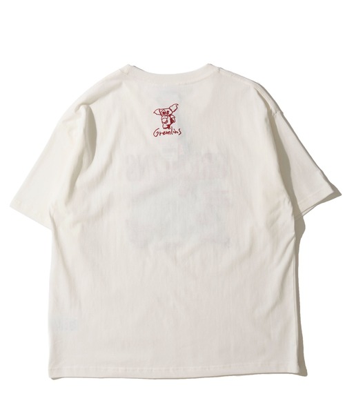 ADPOSION(アドポーション)の「【Gremlins / グレムリン】フォトプリント 刺繍MIX クルーネックTシャツ(Tシャツ/カットソー・レディース・ホワイト/ブルー/チャコールグレー・X-LARGE/LARGE/MEDIUM)」の5枚目の写真
