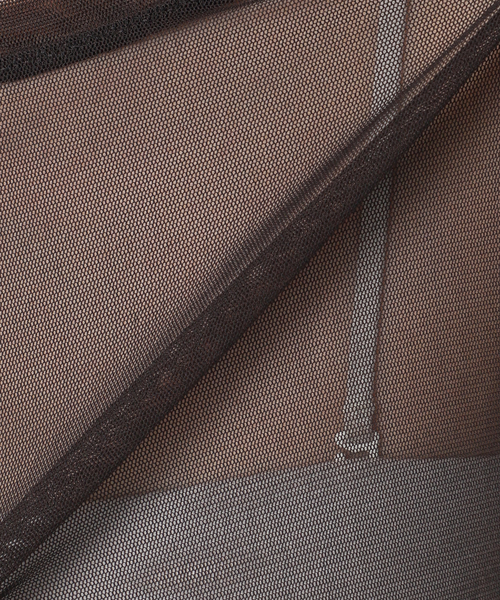 Noble（ノーブル）の「《追加》スキンチュールロングTシャツ（Tシャツ/カットソー・レディース・ブラウン/ホワイト/ブラック・FREE）」の9枚目の写真