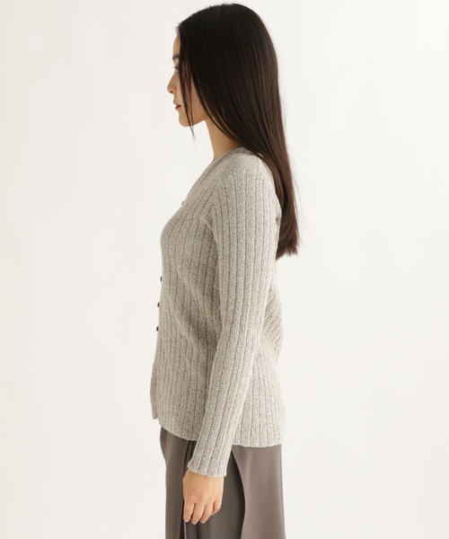 studio CLIP(スタディオクリップ)の「【daily CLIP】クリンプヤーンリブカーディガン(カーディガン/ボレロ・レディース・ベージュ/グレー・FREE)」の15枚目の写真