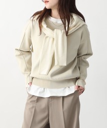 【NOAHL】スウェットライクニットプルオーバー