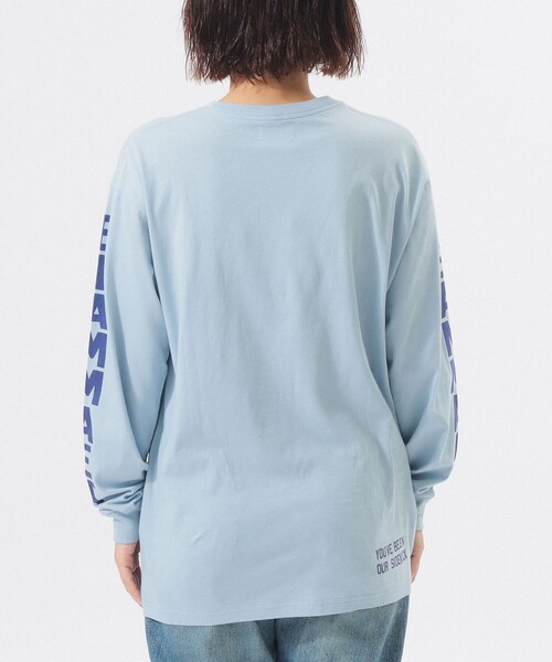 BEAMS BOY(ビームスボーイ)の「ロゴ ビッグ ロングスリーブ(Tシャツ/カットソー・レディース・ブラック/サックスブルー/オフホワイト・1/0)」の12枚目の写真