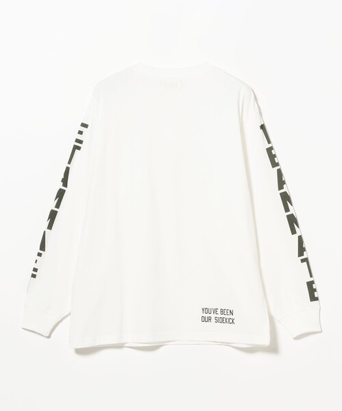 BEAMS BOY(ビームスボーイ)の「ロゴ ビッグ ロングスリーブ(Tシャツ/カットソー・レディース・ブラック/サックスブルー/オフホワイト・1/0)」の17枚目の写真