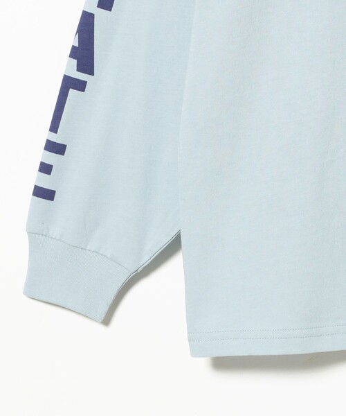 BEAMS BOY(ビームスボーイ)の「ロゴ ビッグ ロングスリーブ(Tシャツ/カットソー・レディース・ブラック/サックスブルー/オフホワイト・1/0)」の21枚目の写真