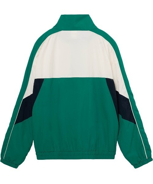le coq sportif(ルコックスポルティフ)の「【はっ水】ナイロンワッシャーフルジップウィンドジャケット(ナイロンジャケット・レディース・ホワイト/グリーン・L/M/S/XL)」の15枚目の写真