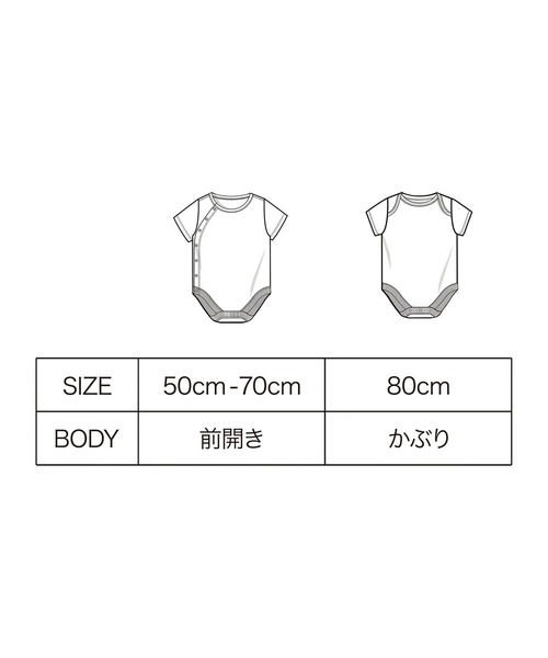GAP(ギャップ)の「ブラナンベア ボディスーツ (ベビー)(ロンパース・キッズ・ベージュ/ピンク・50cm/60cm/70cm/80cm)」の8枚目の写真