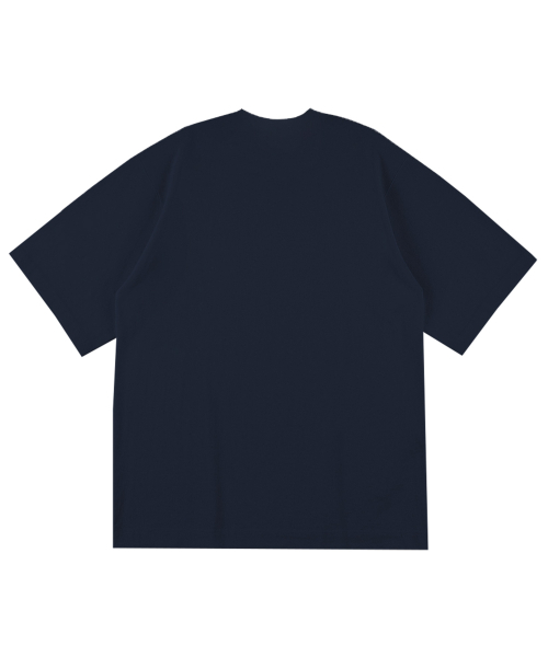 NTET(エンティーイーティー)の「ウェットロゴオーバーサイズ半袖Tシャツネイビー(Tシャツ/カットソー・メンズ・その他・S/M/L/XL)」の2枚目の写真