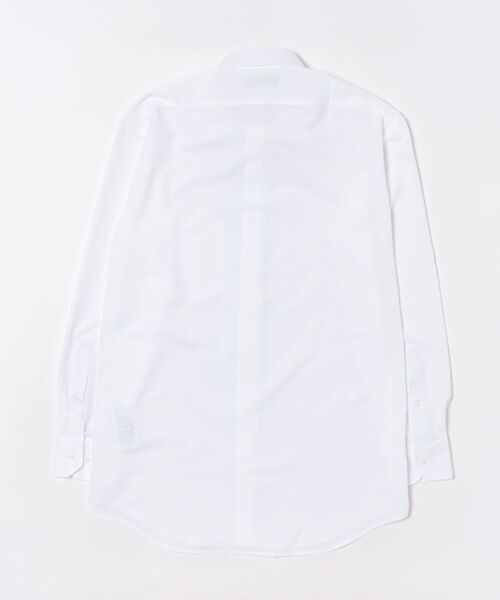 TAKA-Q（タカキュー）の「ワイシャツ メンズ ストレッチ 吸水速乾 ノンアイロン ワイドカラー 長袖 ビジネス ドレス NEWスタンダードフィット（ビジネスシャツ・メンズ・ホワイト・首回り37cm-裄丈80cm/首回り45cm-裄丈86cm/首回り43cm-裄丈82cm/首回り41cm-裄丈86cm/首回り41cm-裄丈82cm/首回り39cm-裄丈84cm/首回り39cm-裄丈80cm/首回り43cm-裄丈86cm）」の3枚目の写真