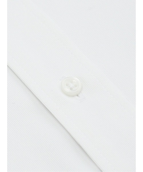 TAKA-Q（タカキュー）の「ワイシャツ メンズ ストレッチ 吸水速乾 ノンアイロン ワイドカラー 長袖 ビジネス ドレス NEWスタンダードフィット（ビジネスシャツ・メンズ・ホワイト・首回り37cm-裄丈80cm/首回り45cm-裄丈86cm/首回り43cm-裄丈82cm/首回り41cm-裄丈86cm/首回り41cm-裄丈82cm/首回り39cm-裄丈84cm/首回り39cm-裄丈80cm/首回り43cm-裄丈86cm）」の6枚目の写真