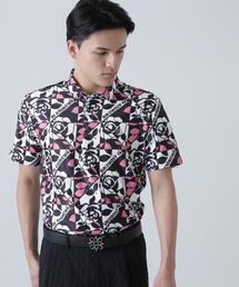 St ANDREWS（セントアンドリュース）の「トリコットメッシュボニースコットランドプリント半袖シャツ (MENS)（ポロシャツ）」