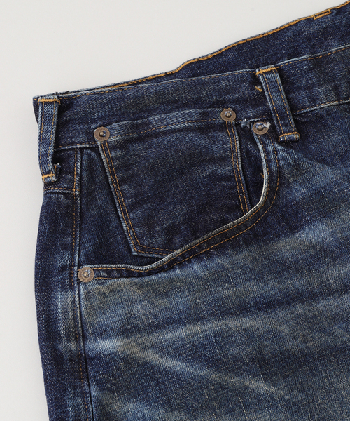 refomed（リフォメッド）の「refomed / リフォメッド FRESH MAN DENIM WIDE PANTS "USED"（デニムパンツ・メンズ・ブルー系その他・3/2）」の4枚目の写真