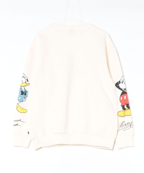 Disney(ディズニー)の「親子お揃い ディズニー 袖キャラクタートレーナー 1258A(スウェット・レディース・ブラック×レッド/その他9・ユニセックスM/ユニセックスL/ユニセックスXL/ユニセックスS)」の3枚目の写真
