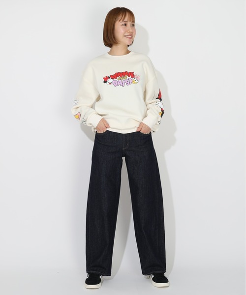 Disney(ディズニー)の「親子お揃い ディズニー 袖キャラクタートレーナー 1258A(スウェット・レディース・ブラック×レッド/その他9・ユニセックスM/ユニセックスL/ユニセックスXL/ユニセックスS)」の9枚目の写真