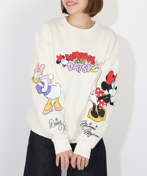 Disney(ディズニー)の「親子お揃い ディズニー 袖キャラクタートレーナー 1258A(スウェット・レディース・ブラック×レッド/その他9・ユニセックスM/ユニセックスL/ユニセックスXL/ユニセックスS)」の10枚目の写真