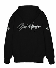 JUSTHANG（ジャストハング）の「雲ジャカール起毛フードジップアップ（パーカー）」