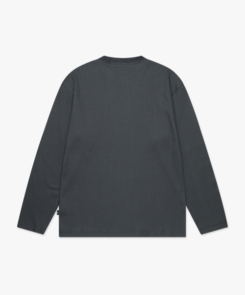 LMCの「WAFFLE OG LONG SLV TEE charcoal(Tシャツ/カットソー・レディース・その他・S/M/L/XL)」の4枚目の写真