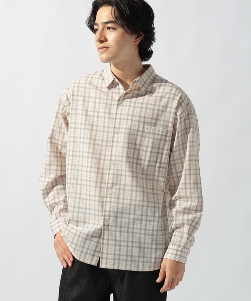 niko and...（ニコアンド）の「イージーケアカラミチェックシャツ（シャツ/ブラウス・メンズ・グリーン/アイボリー/ブラック/ブルー・MEDIUM/LARGE）」の22枚目の写真