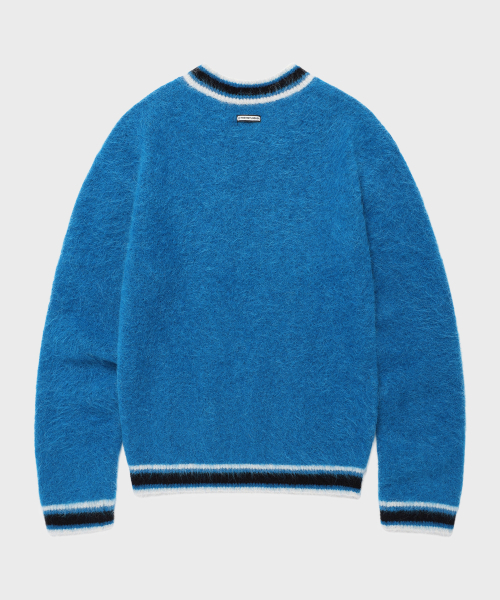 THEVINYLHOUSE(ザバイニルハウス)の「SHAGGY V NECK SWEATER BLUE(ニット/セーター・メンズ・その他・S/M/L)」の7枚目の写真