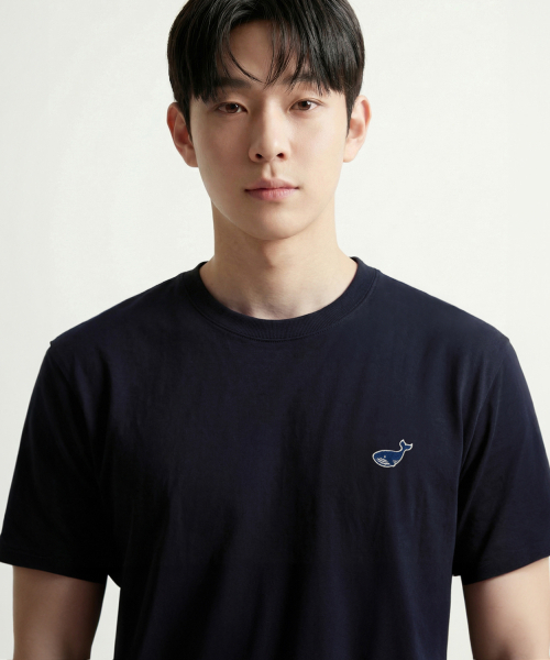 OKSTAR(オクスター)の「ミニウェール刺繍半袖(Tシャツ/カットソー・レディース・ホワイト/ライトグレー/ネイビー/ダークブルー/ダークグレー/グレー/ダークグリーン/クリーム/ブラック/カーキ/ライトベージュ・SMALL/MEDIUM/LARGE/X-LARGE/2XL/3XL/4XL)」の12枚目の写真