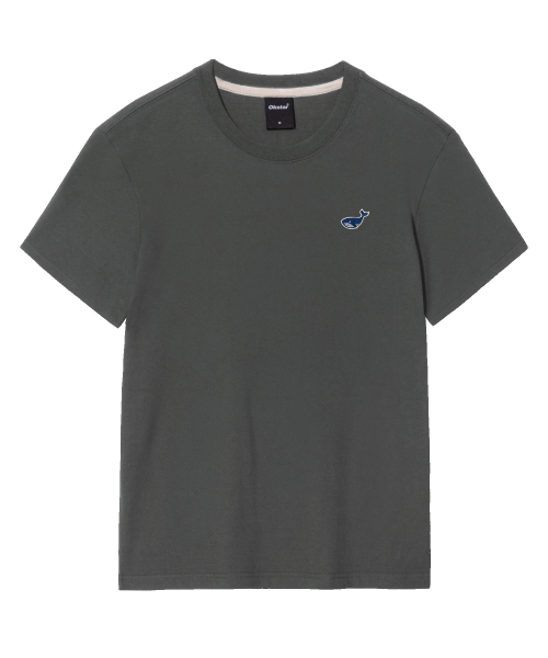 OKSTAR(オクスター)の「ミニウェール刺繍半袖(Tシャツ/カットソー・レディース・ホワイト/ライトグレー/ネイビー/ダークブルー/ダークグレー/グレー/ダークグリーン/クリーム/ブラック/カーキ/ライトベージュ・SMALL/MEDIUM/LARGE/X-LARGE/2XL/3XL/4XL)」の16枚目の写真