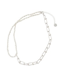 Green Parks（グリーンパークス）の「デザインチェーンアシメネックレス（ネックレス）」