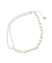 Green Parks（グリーンパークス）の「デザインチェーンアシメネックレス（ネックレス）」